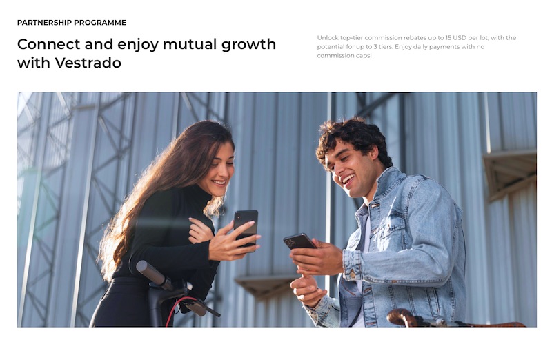 Vestrado Unveils Lucrative Partnership Program with Up to $15/lot Commissions